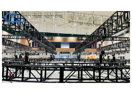 Buy 2m Section Bolt Connection Aluminum Stage Truss 6061-T6 Aluminum Square Shape for Concert Stages online manufacture