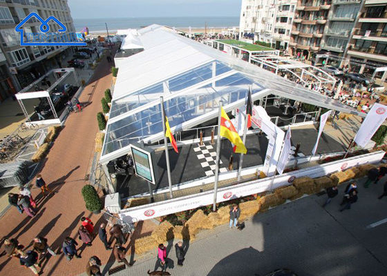Buy Temporary Clear Roof Wedding Marquee Tents Fire Retardant Rot Proof Guest Tent online manufacture