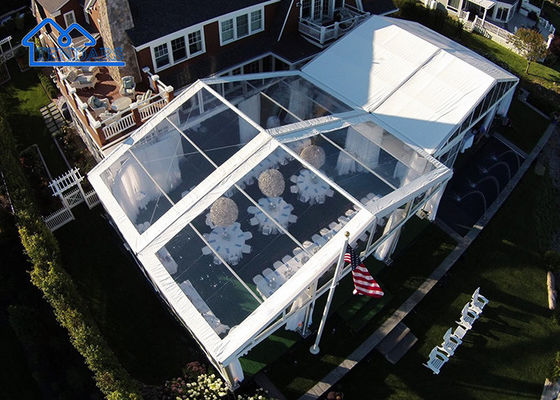 購入 大きな透明なマークイテント 豪華型 屋外式 結婚式 幕屋 イベント シェルター 防水 オンライン製造