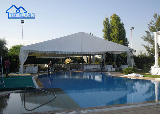 Buy Aluminum Top Event Marquee Tent UV Resistant Fire Retardant For Trade Show Structured Tents online manufacture