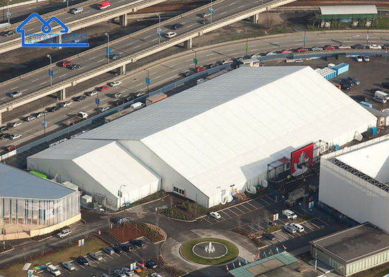 Buy Outdoor Big Industrial Warehouse Tent Temporary Aluminum Structure online manufacture