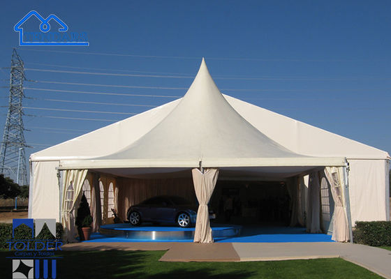 Buy Custom Modular High Peak Mixed Marquee Aluminum Alloy Pagoda Tent For Festival online manufacture