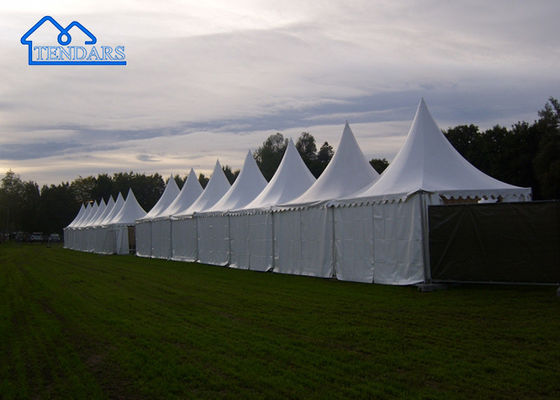 Buy Outdoor Custmized Waterproof Pagoda Exhibition White Canvas Tent Outdoor Commercial Structure online manufacture