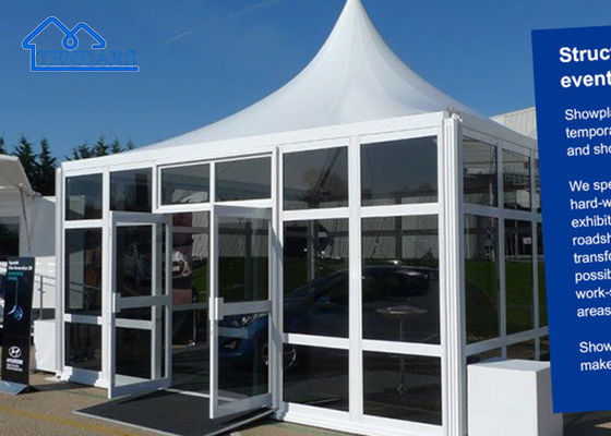 Buy Custom New PVC 100% Rainproof 3x3m 4x4m 5x5m 6x6m Aluminum Frame Marquee Pagoda Tent For Sale online manufacture