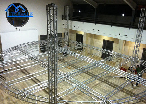 Buy 6082 T6 Aluminum Stage Truss For Events Technology Trade Fair Construction Show Room Shop Fitting online manufacture