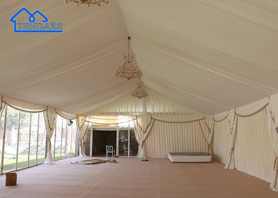 Buy Custom New Design Party Wedding Tents Marquee With Decoration Liner With Accessories online manufacture