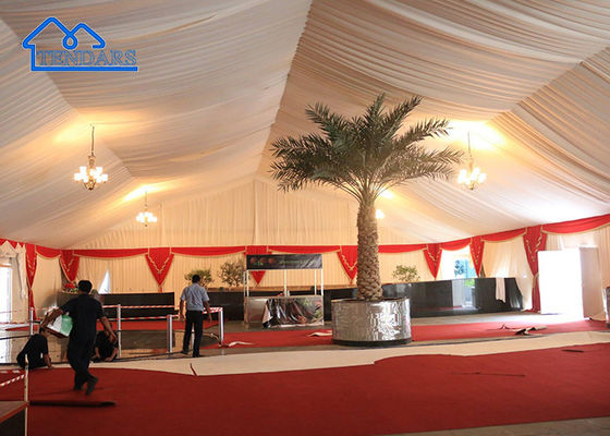 Buy Party Tent Decorate Inner Lining Ceiling Curtain For Wedding , Party, Event, Ceremony Hall And So On online manufacture