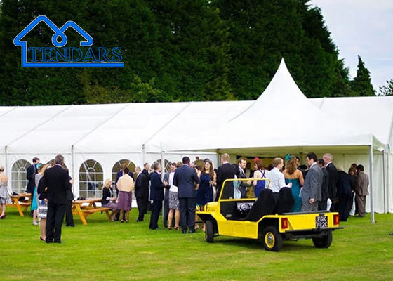 Buy Outdoor Heavy Duty Wedding Marquee Tents UV Proof Wind Resistance Outdoor Wedding In Tent online manufacture