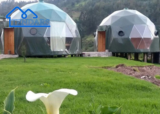 Buy Wind-Resistant 5m Dia Commercial Dome Tent Galvanized Steel PVC Cover for Cafe Terraces online manufacture