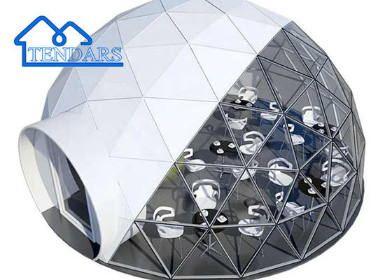 Buy Fireproof Glamping Hotel Geodesic Dome Tent For Camping House Resort online manufacture