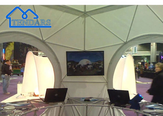 Buy Large Dome Trade Show Marquee Tent 360 Projector Waterproof Commercial Party Wedding Event Dome Tent online manufacture