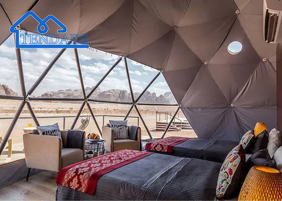 Buy New Design Hotel Polycarbonate Dome Glamping Tent Modular Prefab PC Crystal Bubble Dome House For Resort online manufacture