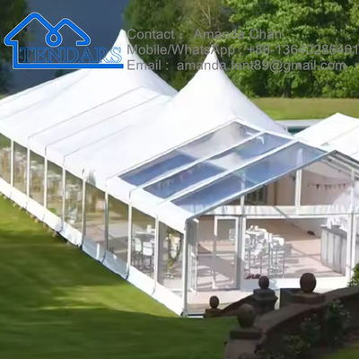 Beli Outdoor Custom Camping Marquee Tent Untuk Acara Tenda Pernikahan Aluminium Waterproof pembuatan online