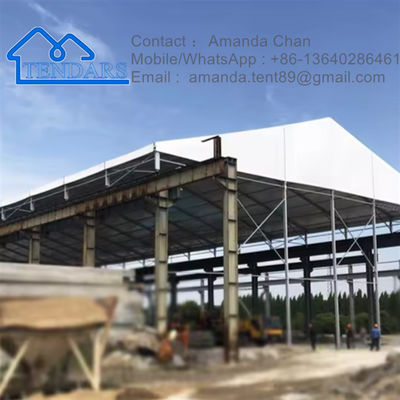 Buy Custom Snowproof Large Outdoor Warehouse Marquee Tents Heavy Duty Commercial Storage Tent For Sale online manufacture