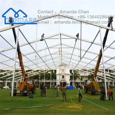 Beli Custom Heavy Duty Aluminium Alloy Event Party Tent Storage Outdoor Warehouse Tent pembuatan online