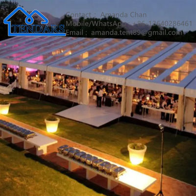 Buy High Quality Outdoor Large PVC Cover Clear Roof Party Event Wedding Marquee Tent online manufacture