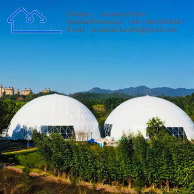 Buy Hotel Resort Pvc Big Canvas Geodesic Glamping Dome House Tent For Event online manufacture