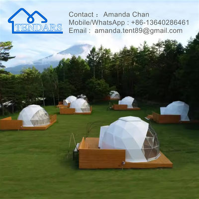 Buy Glamping Luxury Outdoor PVC Dome Hotel House Domes Tent Half Dome Tent For Activity online manufacture