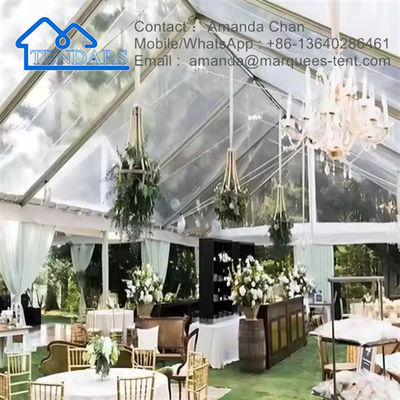 주문 중용 알루미늄 프레임 큰 교회 이벤트 텐트 야외 결혼식 텐트 온라인 제조
