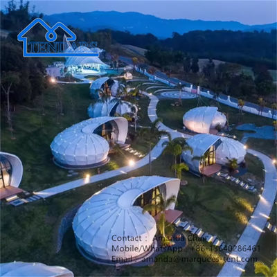 Buy New Design Luxury Snail Shape Tent Hotel Experience Geodesic Tent For Camping online manufacture