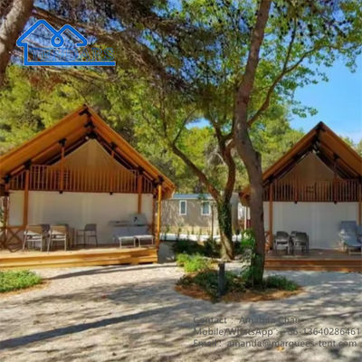 Buy Outdoor Canvas Mobile Safari Living Resort Glamping Tent Luxury Hotel online manufacture