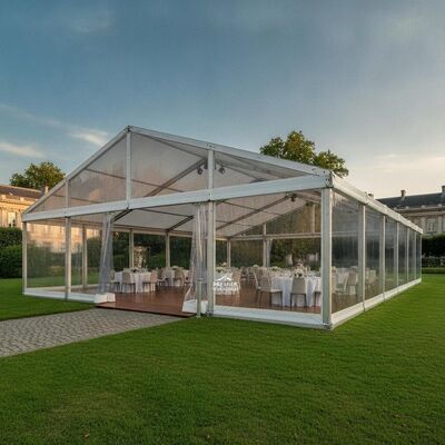 Buy Premium Corporate Aluminum Party Marquee Tent Glass Wall Option for Belgian Institutional Events Brussels Market online manufacture