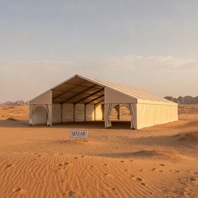 Buy Heavy Duty Party Marquee Tent Aluminum Frame Structure PVC Fabric for Qatar Desert Climate online manufacture