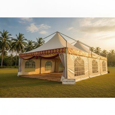 Buy Custom Party Marquee Tent Fire Retardant PVC Fabric Galvanized Connectors for Malaysia Cultural Celebration Events online manufacture