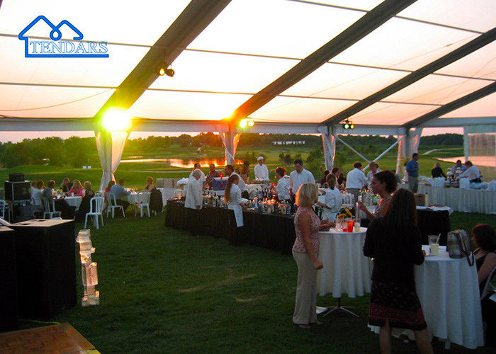 Translucent Event Marquee Tent Air Conditioned Business Conference