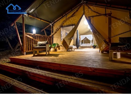 Permanent Factory Custom Size glamping tent in the woods