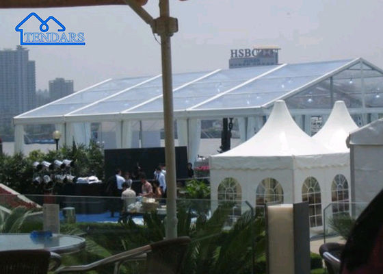 Fastup Water Resistant Wedding Marquee Tent Aluminum Frame Heavy Duty Lighting Luxury Event Canopy
