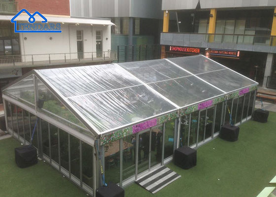Acrylic PVC Roof Wedding Marquee Tents Large With SGS M2 Certification Heavy Duty Waterproof Tent