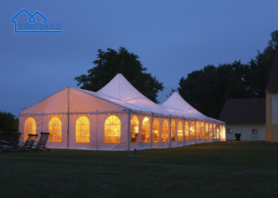 Aluminum Traditional Wedding Marquee Tent Ceremony UV Resistant Event Canopy Structure Design