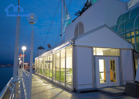 Factory Good Price Aluminum Alloy Customize A-Shape Luxury Clear Roof Wedding Tents