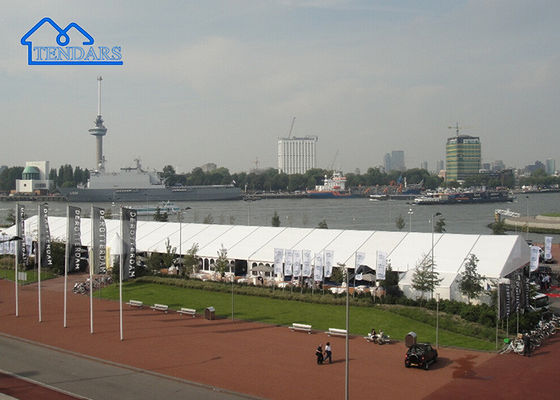 BBQ Party Event Marquee Tent Aluminum Frame UV Resistant Anchored Canopy Structure