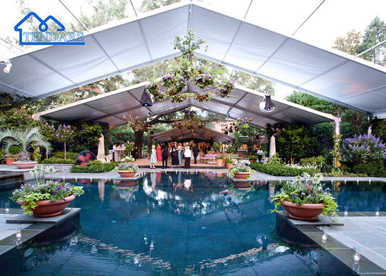 Clear Span Custom Outdoor Double-layer White Steel 5 Years Customized Tents For Events Best Tent Design