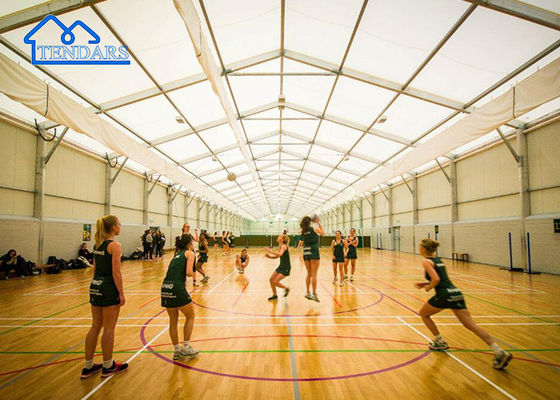 Reinforced Steel 10x20m Sports Hall Tent Fire-Retardant Cover Wind-Resistant for Indoor Stadium