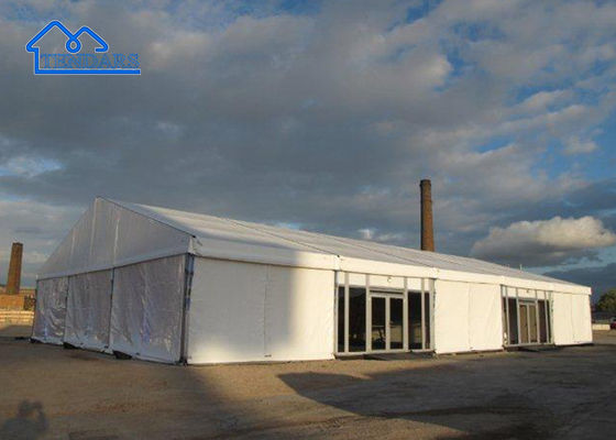 Outdoor White Warehouse Storage Tent Temporary For Work Construction Tent Permanent
