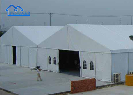 Wind-Resistant 8x10m Heavy Duty Marquee Tent Galvanized Steel Double Layer Shelter for Corporate Functions