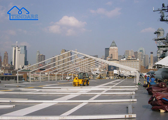 10x15m Heavy Duty Marquee Tent Reinforced Alloy Clear Span 850g/m² Heavy Fabric for Commercial Events