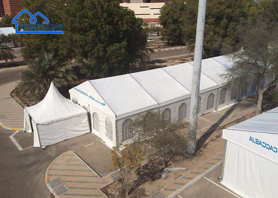 6061/T6 Aluminum 10x10m Heavy Duty Marquee Tent Fire-Retardant Canopy Snow Load for Industrial Use