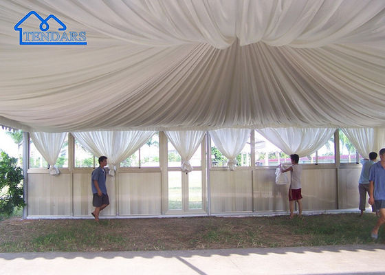 Customized Color Aluminum Curved Outdoor Wedding Reception Tent Wedding Marquee Tent