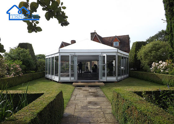 Outdoor Waterproof Aluminium Polygon Tent Hexagon Pagoda Tent Wedding Party Tents For Events