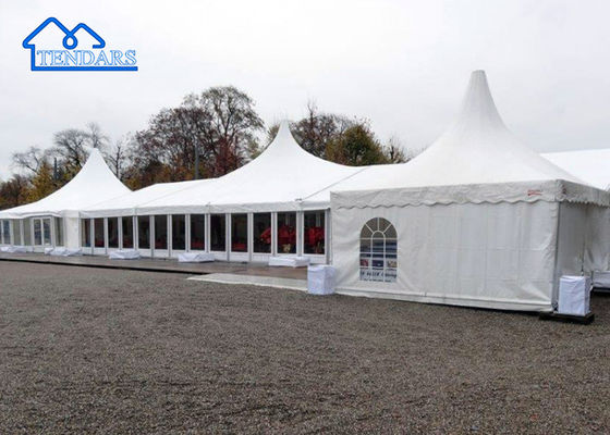 Custom 100% Rainproof Mobile High Peak Pavilion Pagoda Tent Wedding Tent