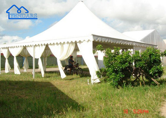 Custom PVC Fabric Aluminum Alloy Frame Waterproof Canopy Pagoda Party Tent