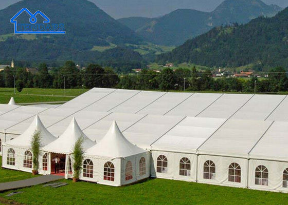 Outdoor Fireproof&Waterproof Transparent Roof Aluminum Clear Pagoda Tent For Small Wedding Event Etc