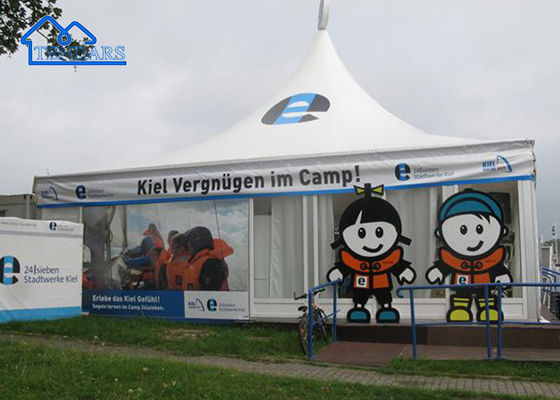 Outdoor Indoor Custormized PVC Pagoda Tent For Aluminum Exhibitions ,Event Trade Show For Sale