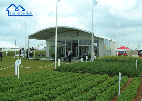 Aluminum Alloy Large Capacity 100km/H Max Wind Allowed Canvas Party Arcum Tent Dome Tent For 500 Seaters