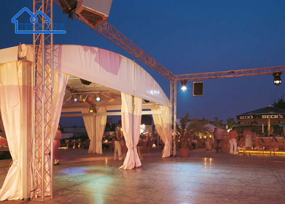 Outdoor Large Arcum Aluminum Tents For Restaurant Party Wedding Events Marquee Canopy Curved Tent