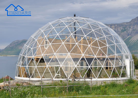 Insulated 10m Dia Commercial Dome Tent Galvanized Steel PVC Cover for Event Spaces